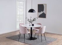 Eetkamerstoel LOUISE - Donkerblauw ACT LO ST-DG40