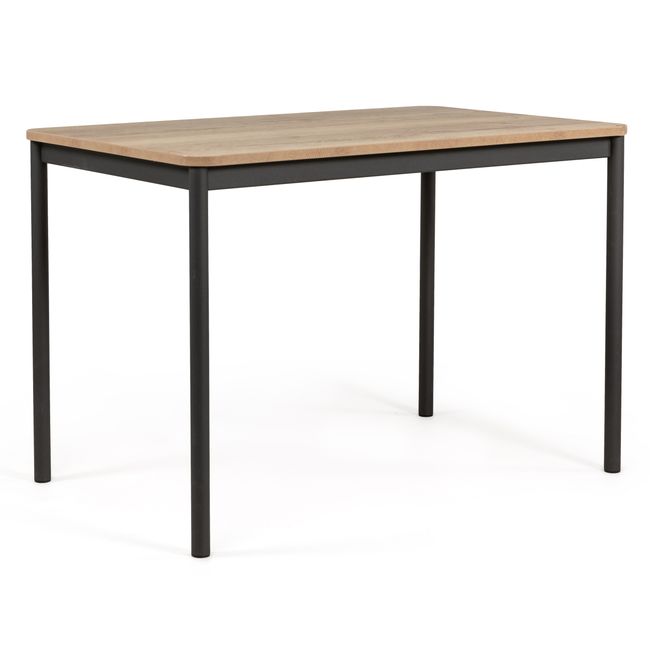 Tafel BASIC - Antraciet/eik natuur