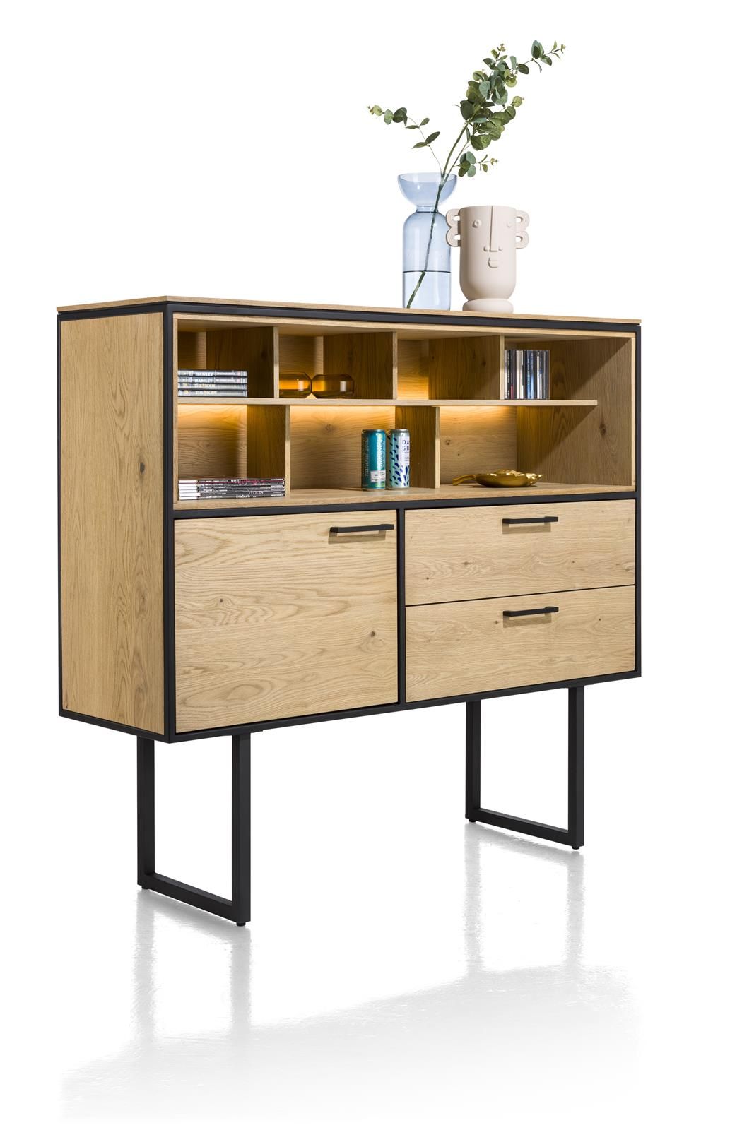 Wandkast BELO - Naturel eiken