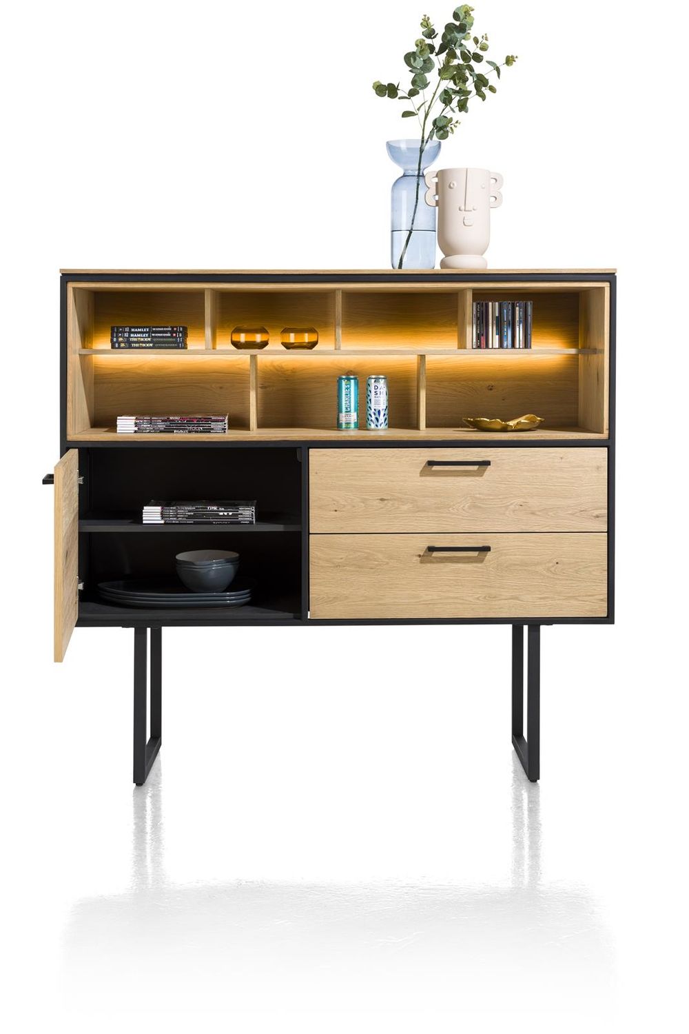 Wandkast BELO - Naturel eiken XOO 45690BNL