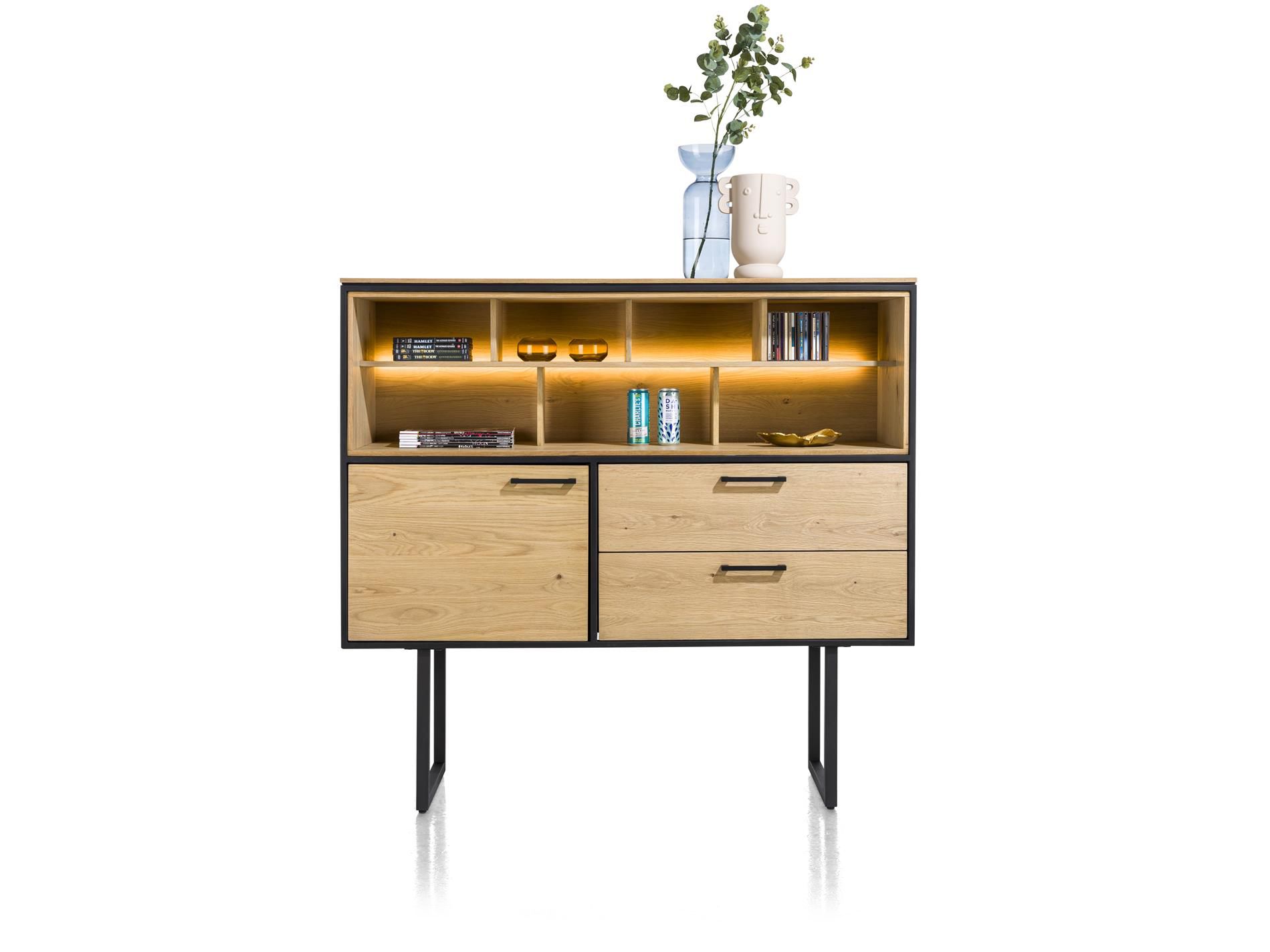 Wandkast BELO - Naturel eiken