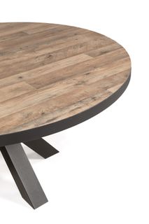 Eetkamertafel PERUGIA rond - Natuurlijke parketloo EVA PR TRO13MM