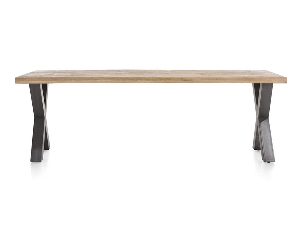 Tafel MATELOX met X-poten - Railway brown HEH 36426