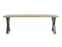 Tafel MATELOX met X-poten - Railway brown HEH 36426