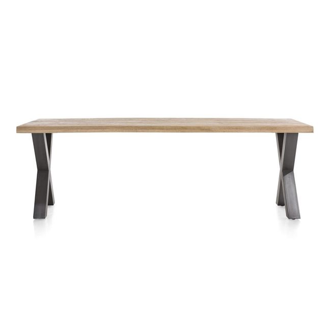 Tafel MATELOX met X-poten - Railway brown