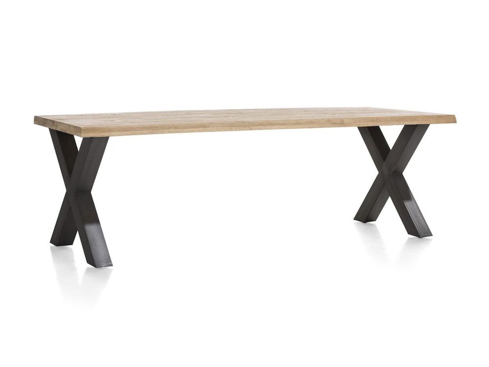 Tafel MATELOX met X-poten - Railway brown HEH 36426