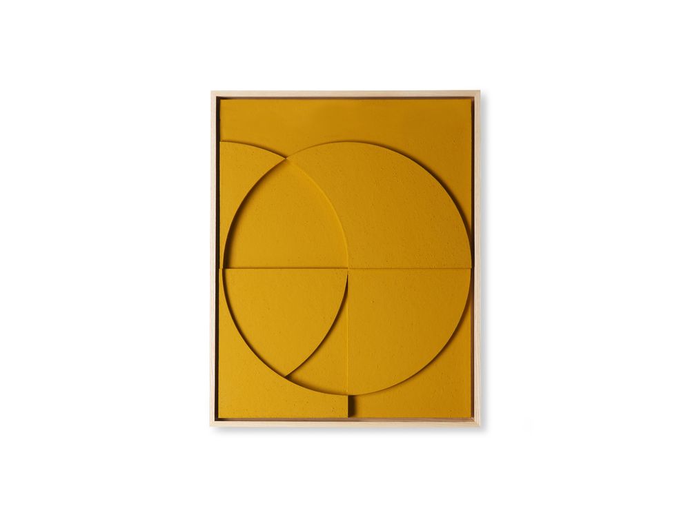 Wanddecoratie RELIEF - Oker HKI AWD8927