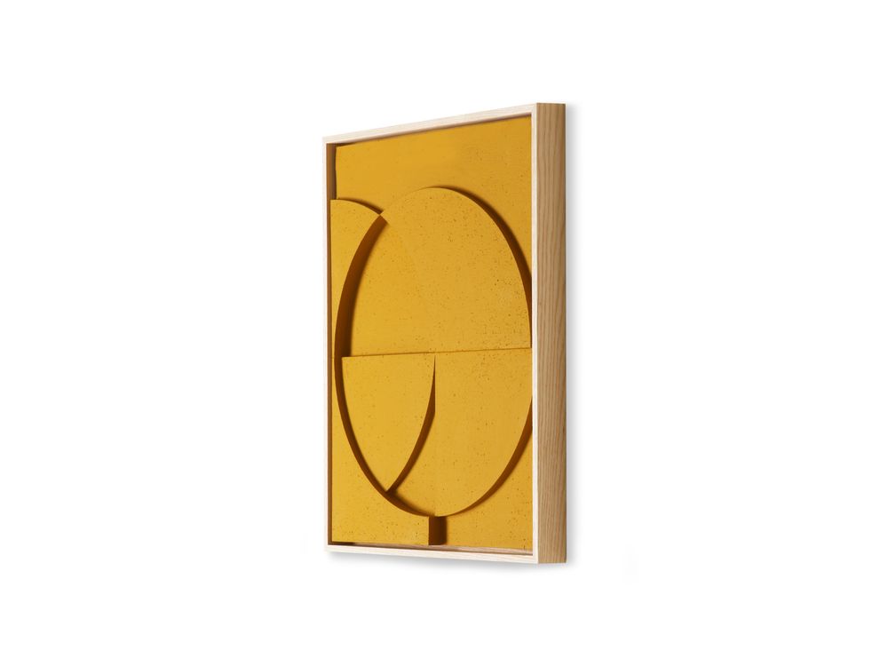 Wanddecoratie RELIEF - Oker HKI AWD8927