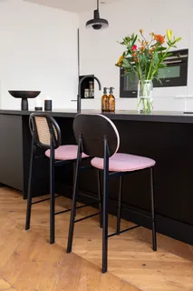Barstoel SPIKE - Roze/naturel ZVR 1501717