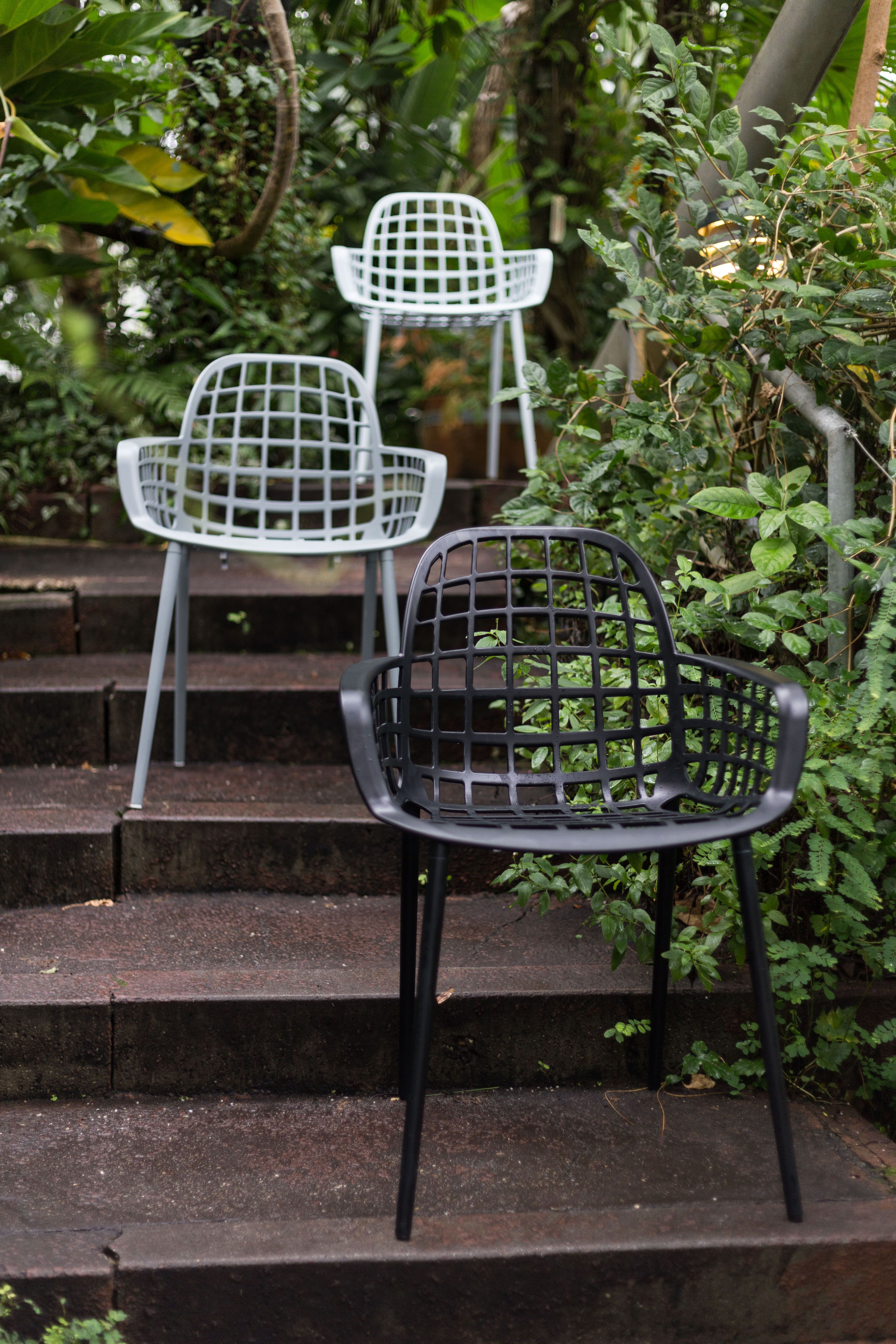 Tuinstoel ALBERT - Zwart