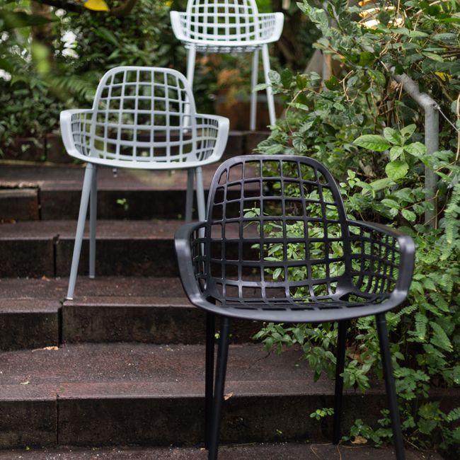 Tuinstoel ALBERT - Zwart