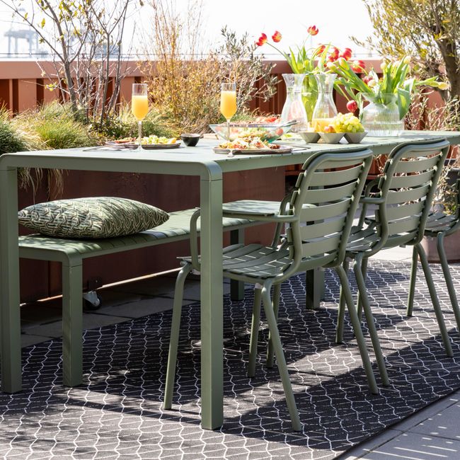 Tuintafel VONDEL - Zwart