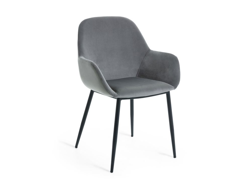 Armstoel KONNA - Groen velvet KAV CC0934J03