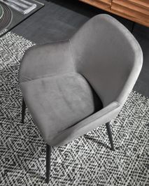 Armstoel KONNA - Groen velvet KAV CC0934J03