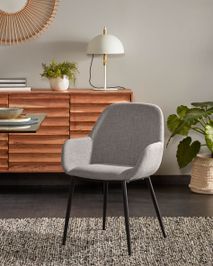 Stoel KONNA - Lichtgrijs KAV CC0934PK03