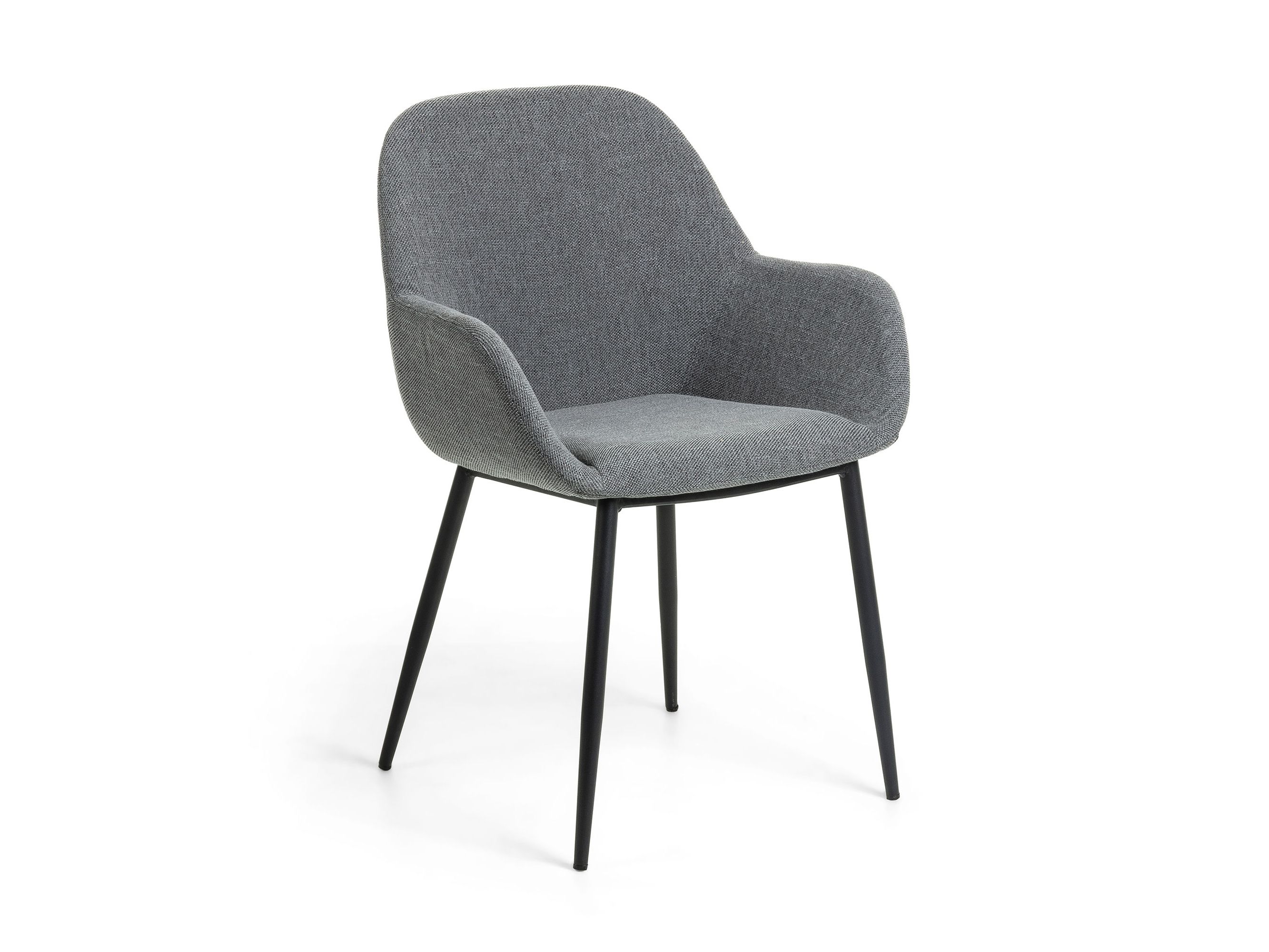 Armstoel KONNA - Donkergrijs