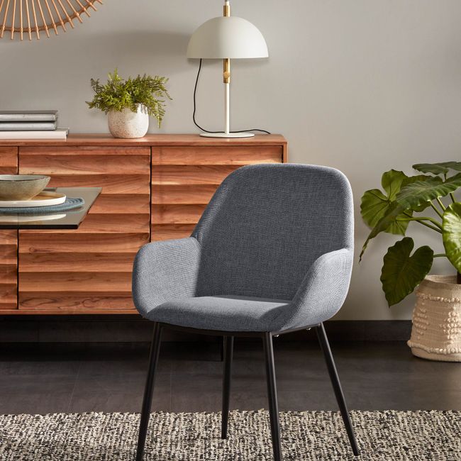 Armstoel KONNA - Lichtblauw