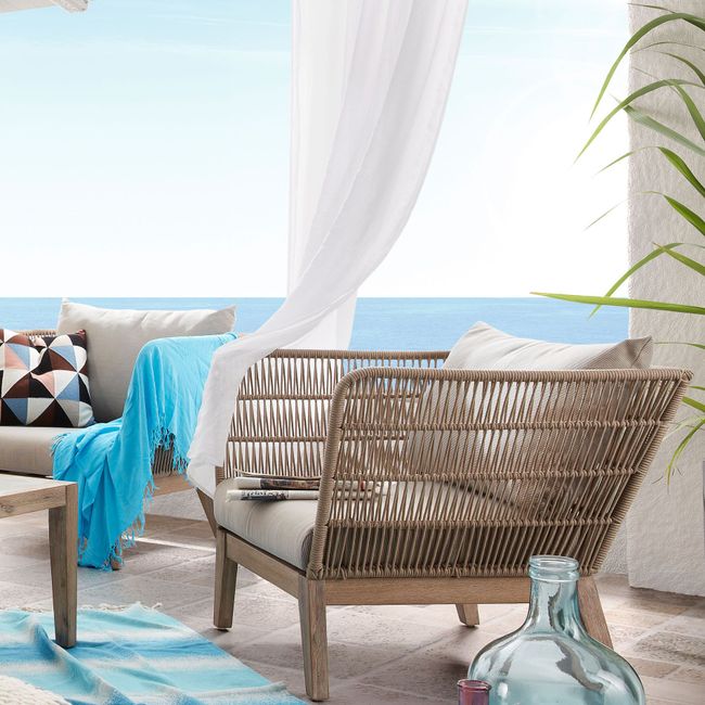 Loungestoel BELLENY - Eucalyptus