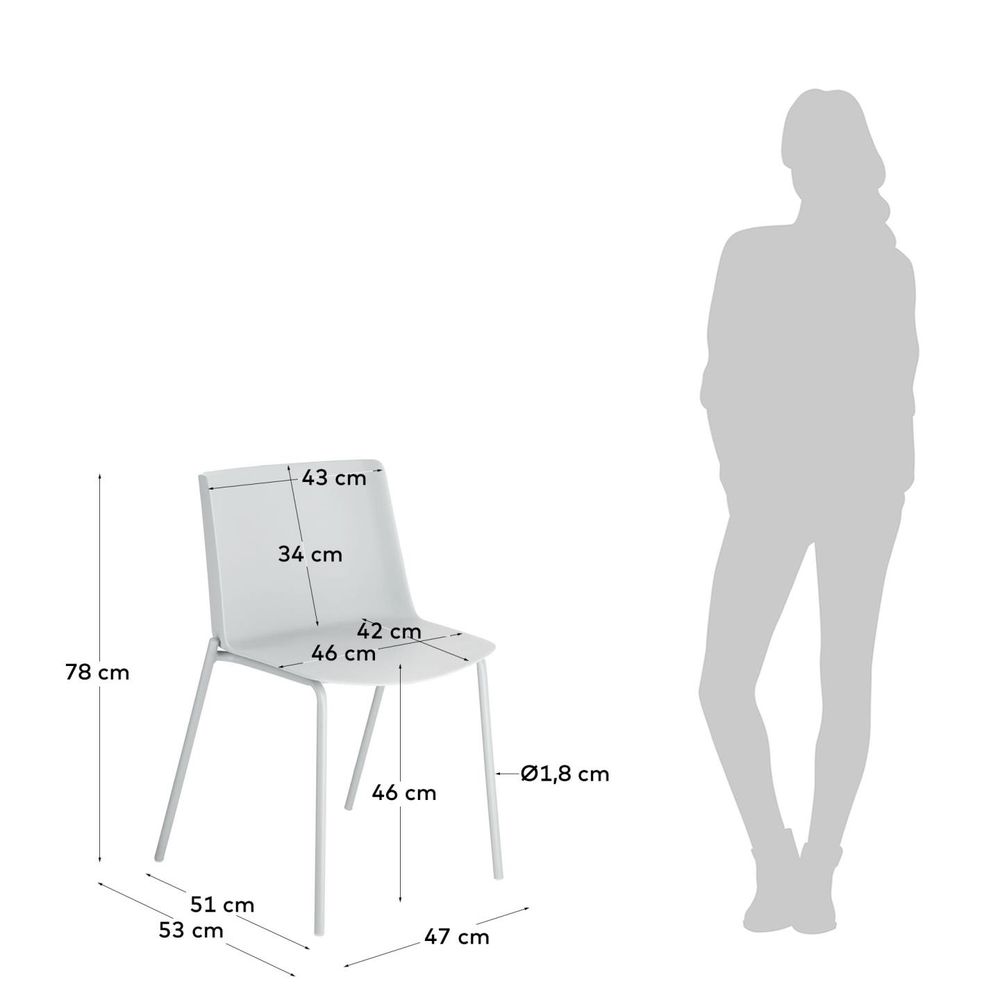 Stoel HANNIA - Bruin KAV CC5184S03