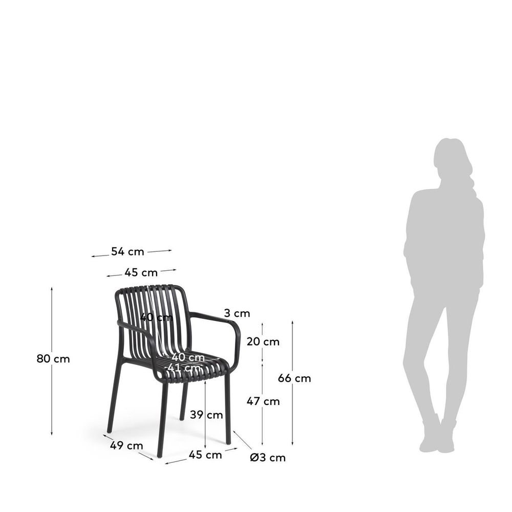 Tuinstoel ISABELLINI - Mustard KAV CC5195S01