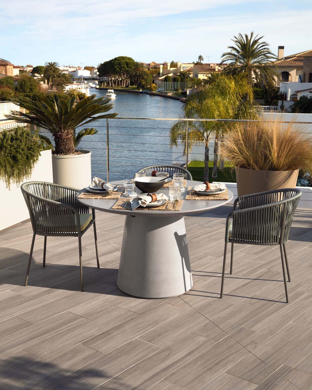 Tuintafel ITAI - Cement KAV CC2218PR03