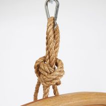 Hangstoel EKATARINA - Lichtgrijs / Rotan KAV CC5972J05