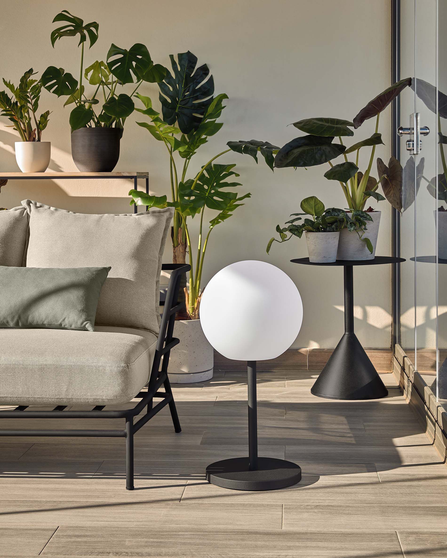 Tafellamp voor buiten DINESH - Zwart