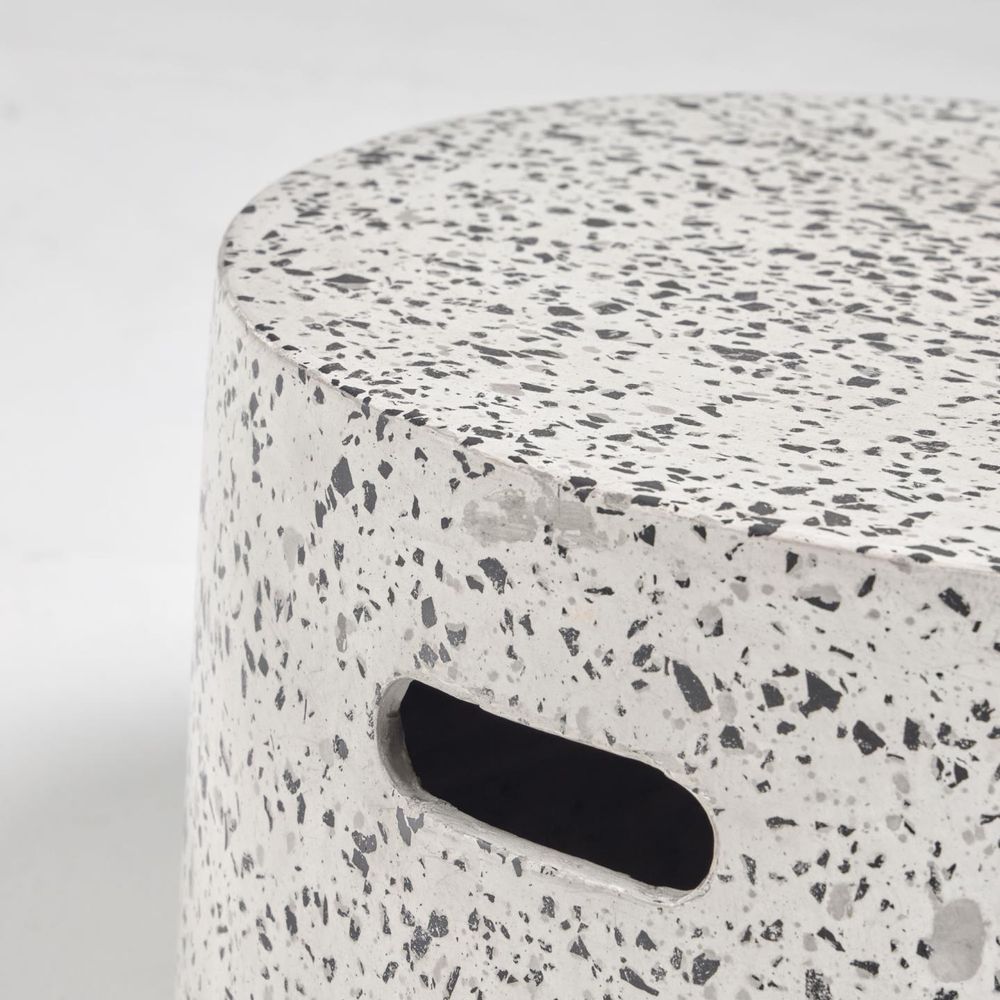 Salontafel JENELL - Wit terrazzo KAV CC2223PR05