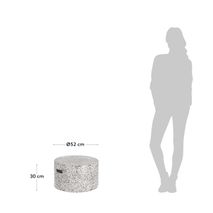 Salontafel JENELL - Wit terrazzo KAV CC2223PR05