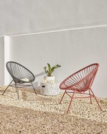 Salontafel JENELL - Wit terrazzo KAV CC2223PR05