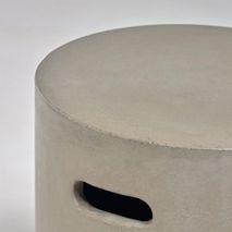 Bijzettafel voor buiten JENELL - Wit terrazzo KAV CC2221PR03