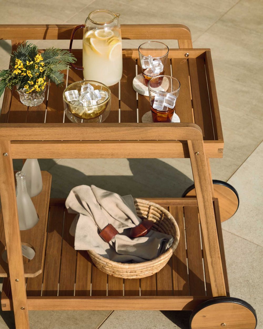 Serveertafel FELISA - Acaciahout KAV AA8025M46