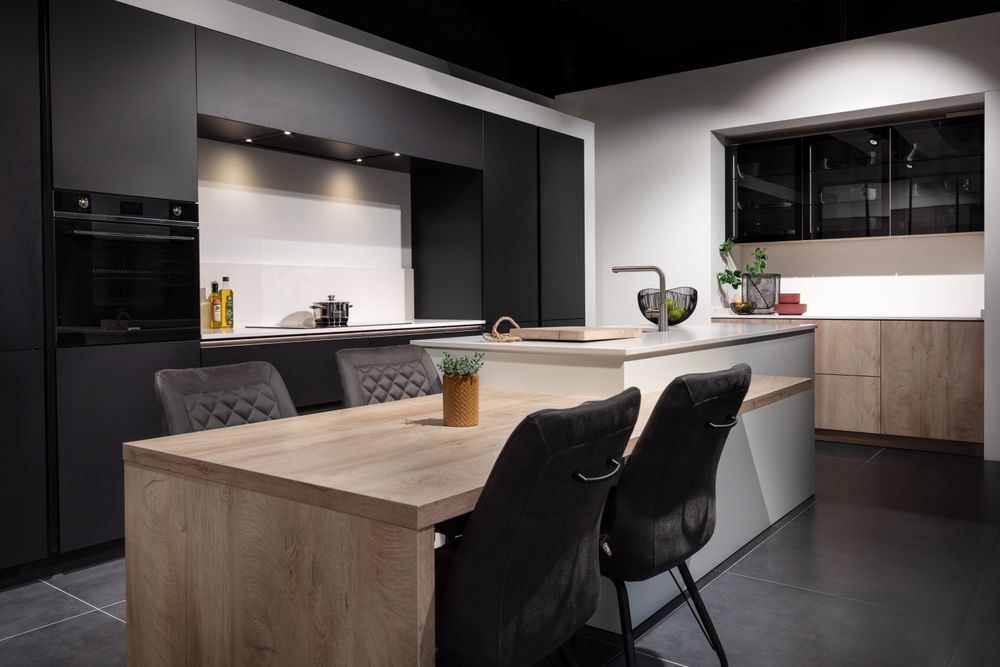 Keuken BERLIN in zwart/wit KEUKEN BERLIN WEB