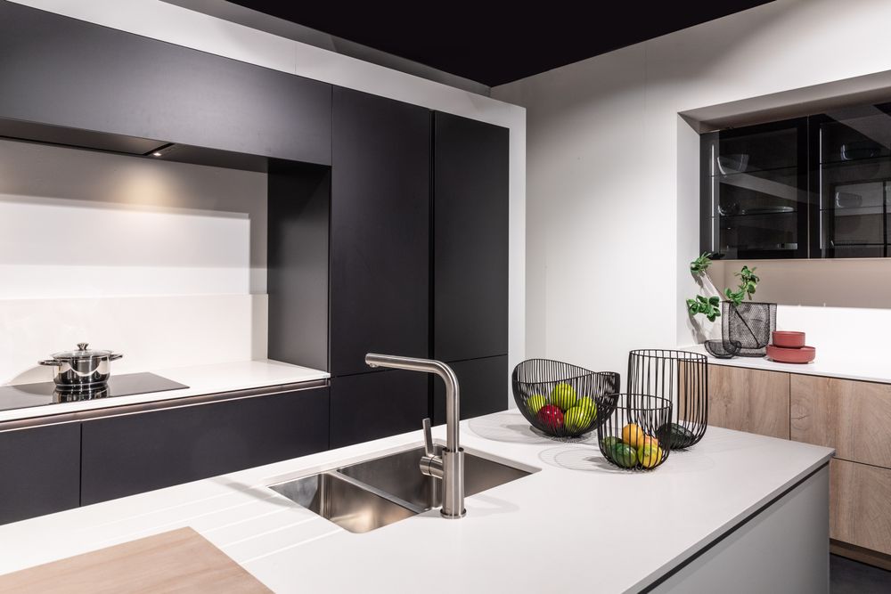 Keuken BERLIN in zwart/wit KEUKEN BERLIN WEB