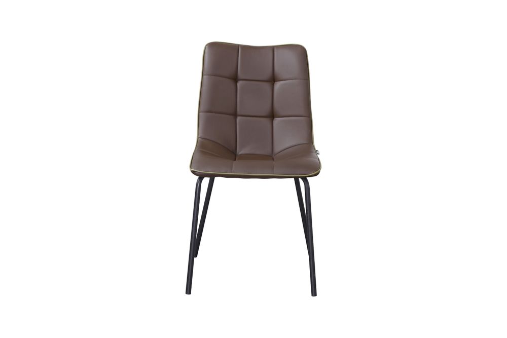 Stoel LUCCA - Grijs/taupe lederlook PDM LUB ST