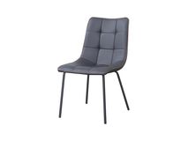 Stoel LUCCA - Grijs/taupe lederlook PDM LUG ST