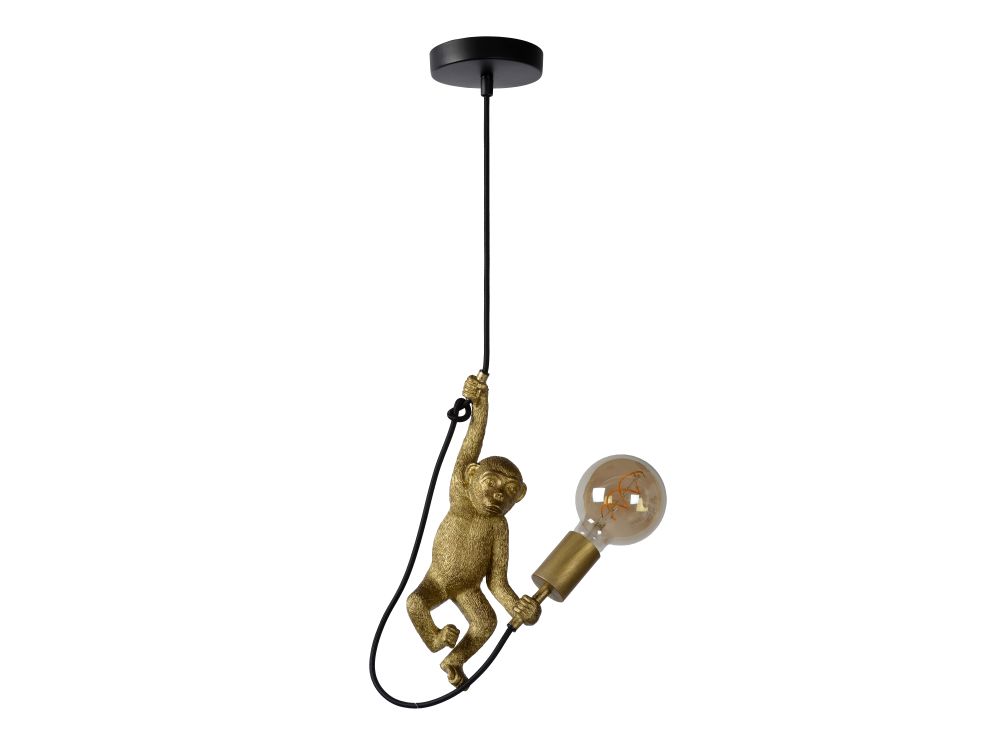 Hanglamp CHIMP - Goud/zwart LCD104020130
