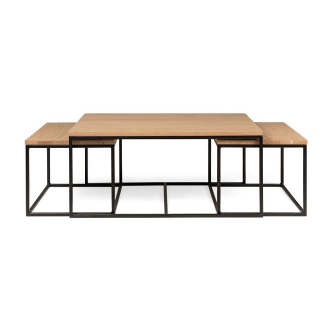 Set van 3 salontafels (geen onderblad)