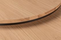 Set van 2 ronde salontafels GLASGOW - Espresso FDF-18-000098