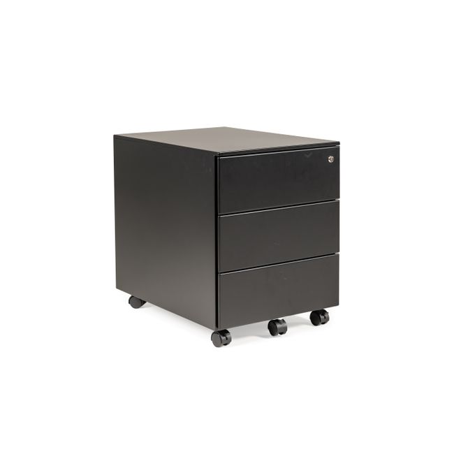 Ladeblok met 3 laden ORANGE - Zwart