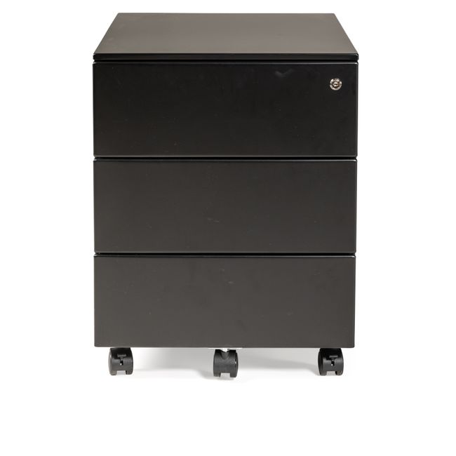 Ladeblok met 3 laden ORANGE - Zwart