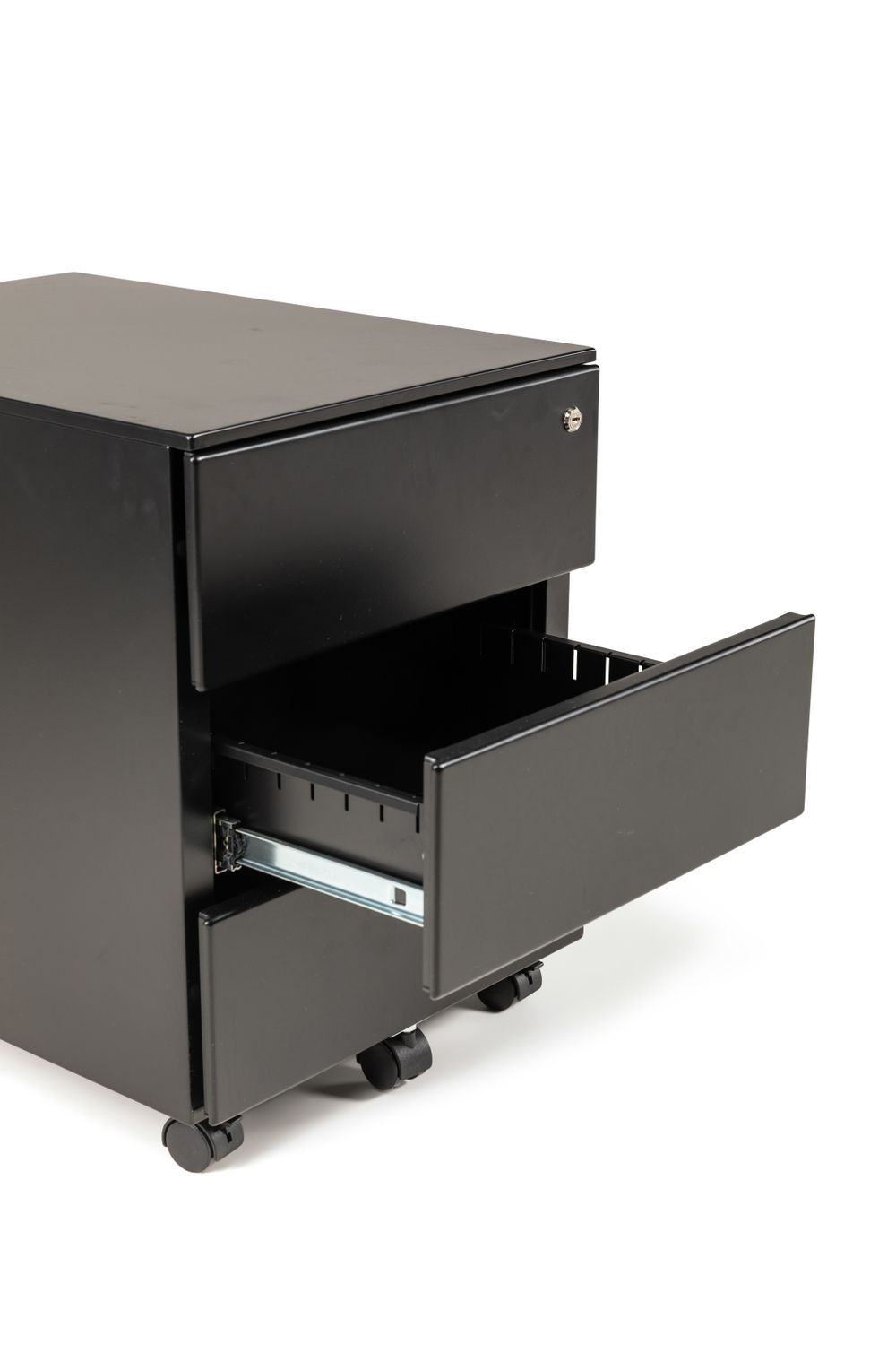 Ladeblok met 3 laden ORANGE - Zwart ORO RLB3LZ