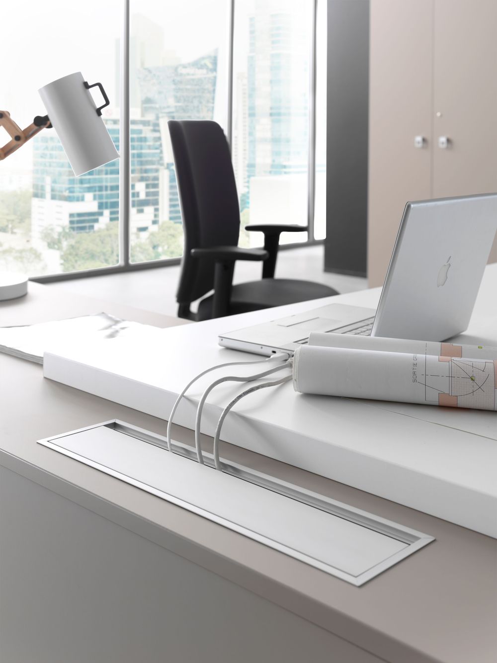 Hoekbureau G3 - Blanco/arcilla GBE G340009