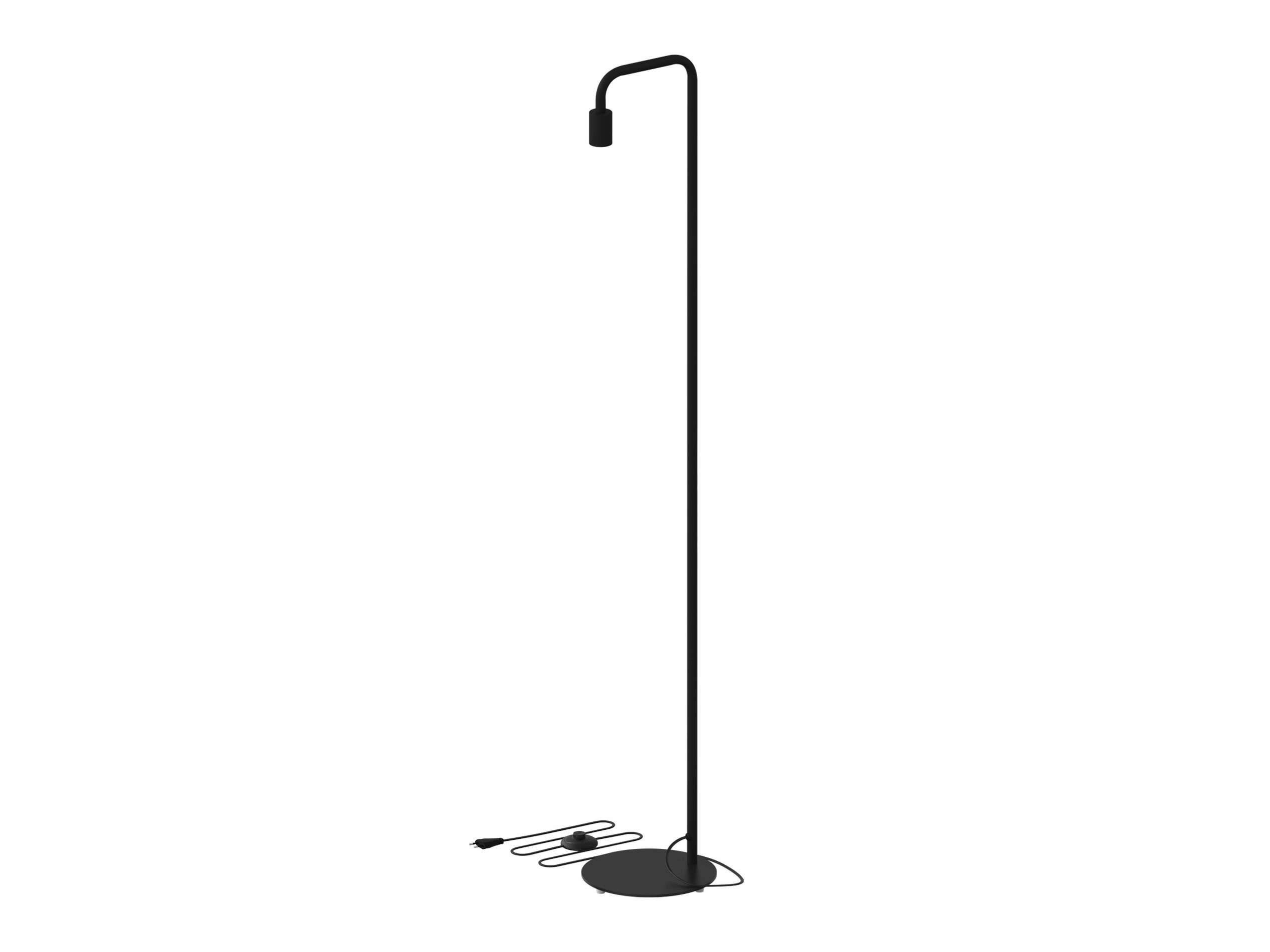 Vloerlamp U-LINE - Zwart metaal CLX 941400