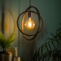Hanglamp TURN 1x - Charcoal ZLS 8324-76