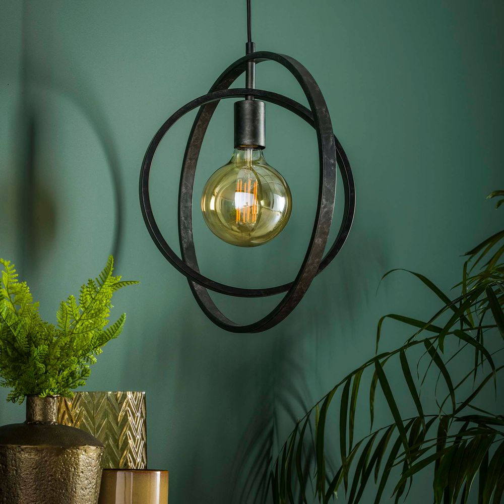 Hanglamp TURN 1x - Charcoal ZLS 8324-76