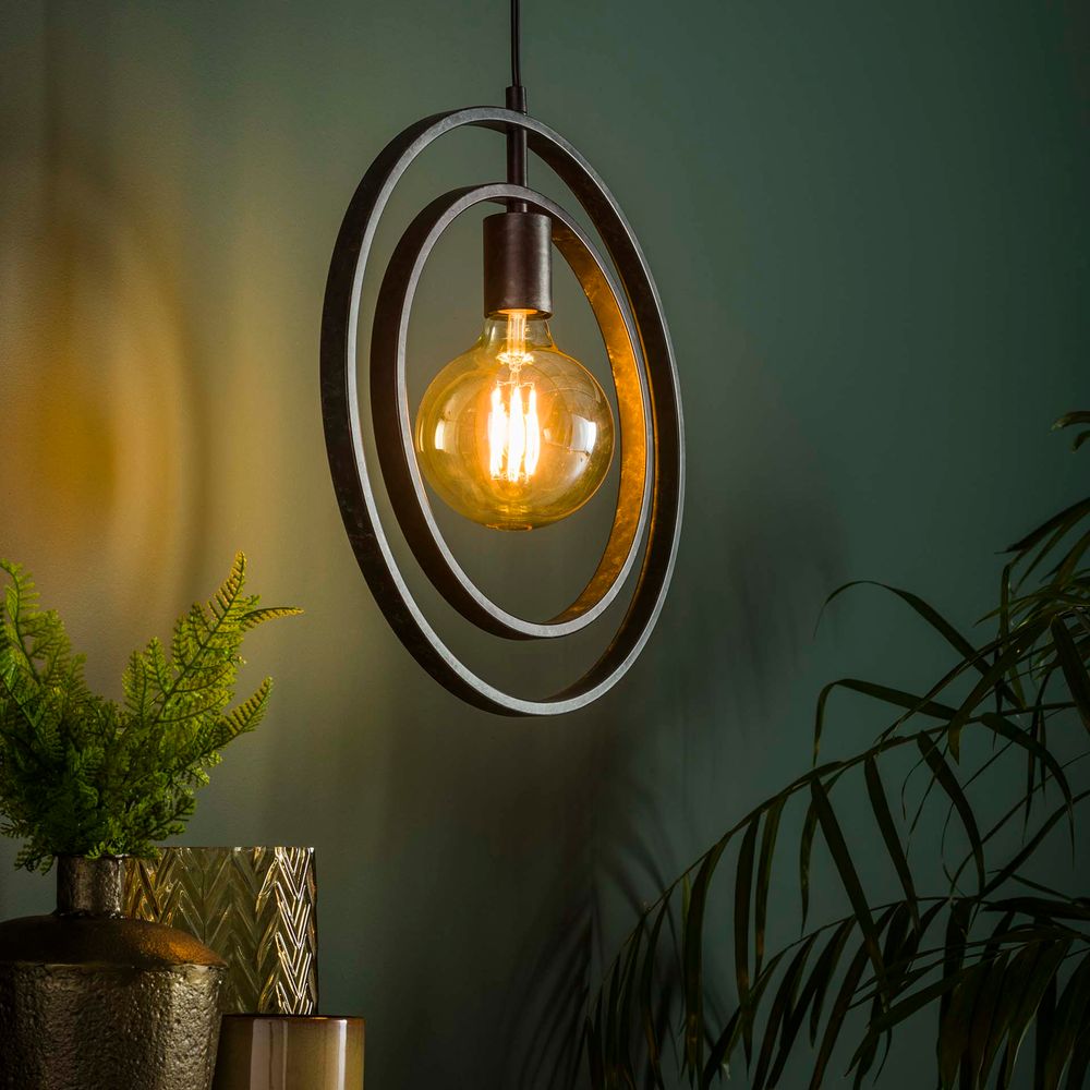 Hanglamp TURN 1x - Charcoal ZLS 8324-76