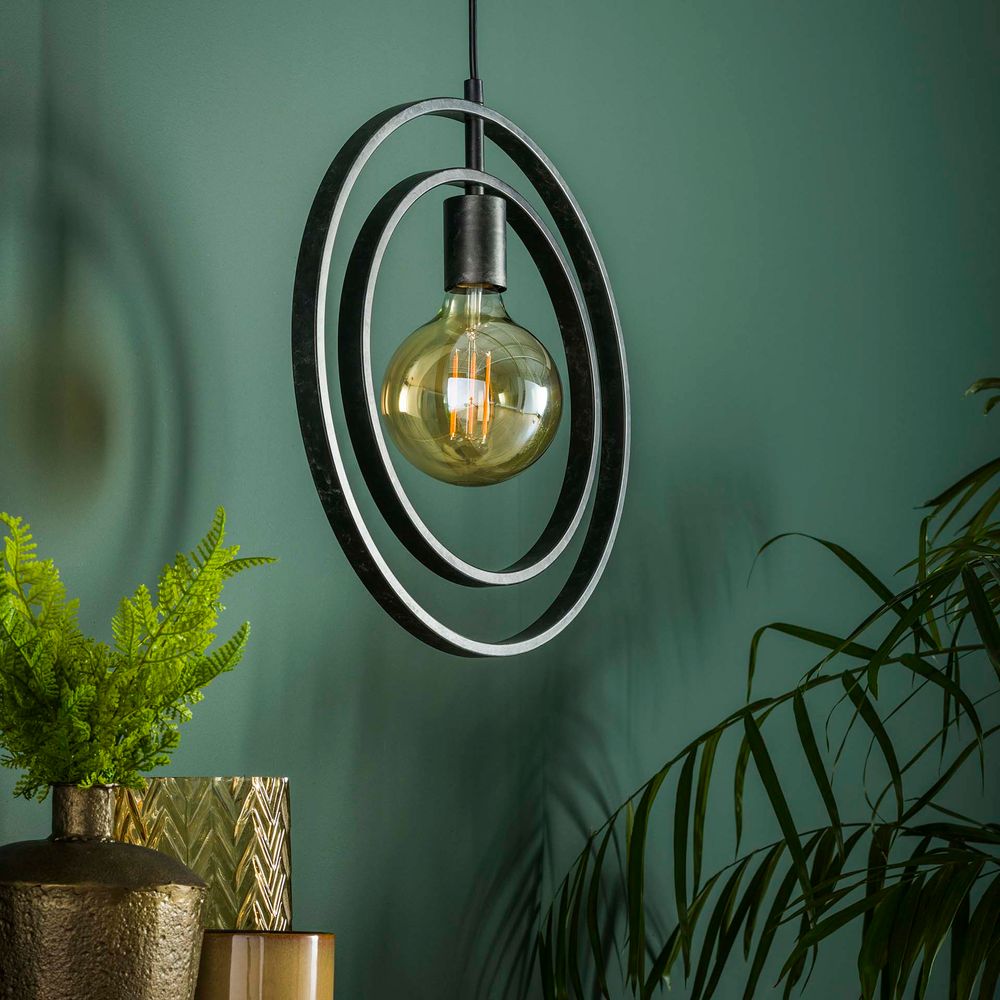 Hanglamp TURN 1x - Charcoal ZLS 8324-76