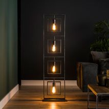 Vloerlamp TURN SQUARE - Charcoal ZLS 8342-76