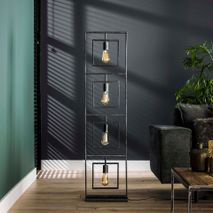 Vloerlamp TURN SQUARE - Charcoal ZLS 8342-76